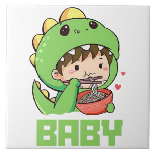 baby Godzilla Tegeltje