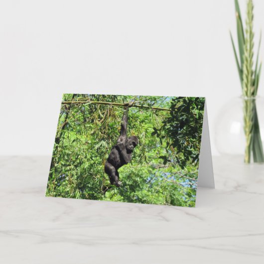 Baby Gorilla (2035) - Carte de voeux (Devant)