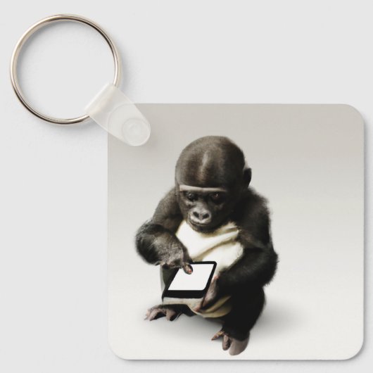 Baby gorilla Keyholder / チビゴリラのキーホルダー Gorilla Life Sleutelhanger (Voorkant)