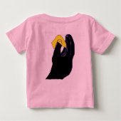 baby gorilla met gorilla's op de rug (Achterkant)