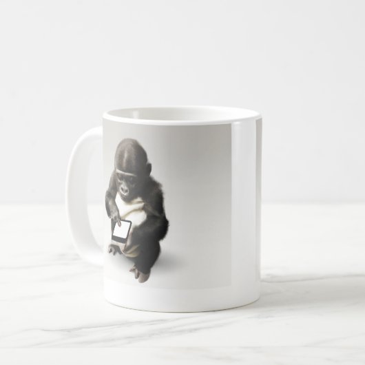 Baby gorilla Mug / チビゴリラのマグカップ Gorilla Life (Devant gauche)