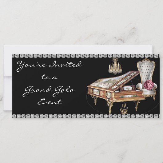 Baby Grand Gala Event Uitnodiging (Voorkant)