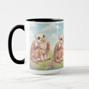 Baby Griffin Mok Schattig Fantasie Wezen