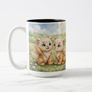 Baby Griffin Weide Mok – Zonnige Wilde Bloemen Fan