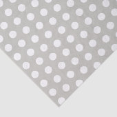 Baby grijze en witte poolpunten tissuepapier (Detail)