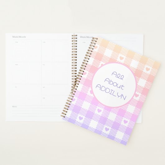 Baby groeit record op planner (Display)