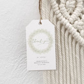 Baby grote Vrijgezellenfeest Dank u Cadeaulabel