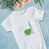Baby Grow: Liefde Hart Masjid an-Nabawi Romper