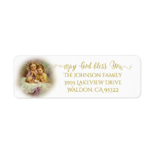 Baby   Guardian Angels   Gold Script Overlay Etiket