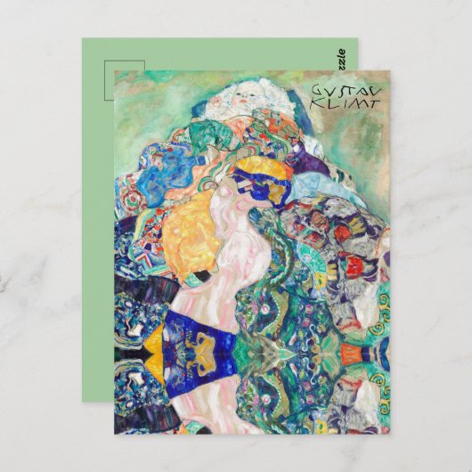 Baby Gustav Klimt Kunst Briefkaart (Voorkant / Achterkant)