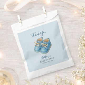 Baby gymschoenen Minimale babyborrel Bedankzakje