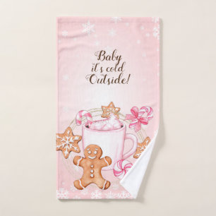 Baby haar koude buitenkant handdoeken