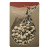 Baby hakken mini klembord (Achterkant)