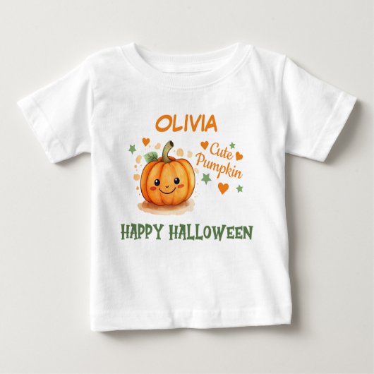 Baby Halloween Cute Pompoen  (Voorkant)