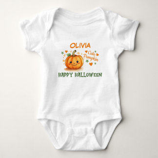 Baby Halloween Schattige Pompoen Romper