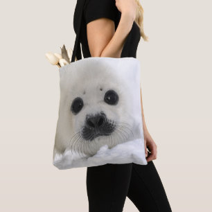 Baby Harp Seal Tote Bag