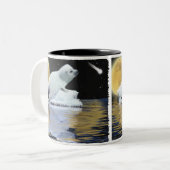 Baby Harp Seal Wildlife Supporter Gift Mug (Devant gauche)