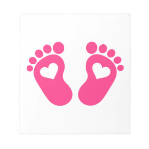 Baby harten notitieblok