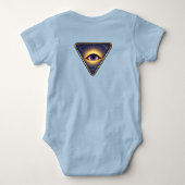 Baby heeft visie romper (Achterkant)