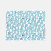 Baby Hercules and Pegasus Cloud Pattern Fleece Bla (Voorkant (Horizontaal))