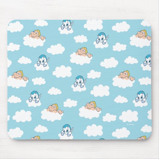 Baby Hercules and Pegasus Cloud Pattern Mouse Pad Muismat (Voorkant)