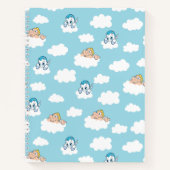 Baby Hercules and Pegasus Cloud Pattern Notebook Notitieboek (Voorkant)