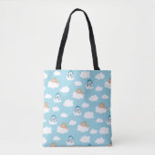 Baby Hercules and Pegasus Cloud Pattern Tote Bag (Devant)