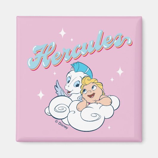 Baby Hercules and Pegasus on a Cloud Magnet Magneet (Voorkant)