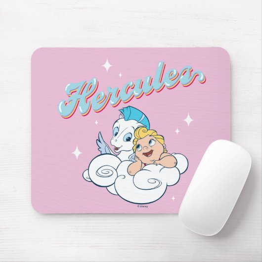 Baby Hercules and Pegasus on a Cloud Mouse Pad Muismat (Met muis)