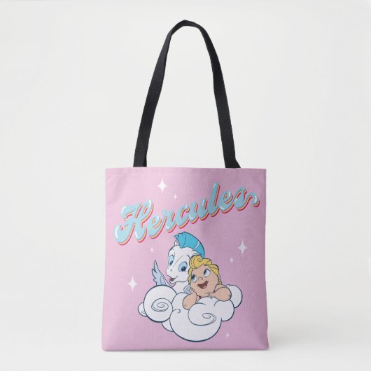 Baby Hercules and Pegasus on a Cloud Tote Bag (Voorkant)