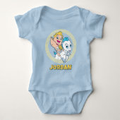 Baby Hercules Riding Pegasus Baby Bodysuit (Voorkant)