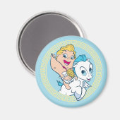 Baby Hercules Riding Pegasus Magnet Magneet (Voorkant / Achterkant)