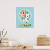Baby Hercules Riding Pegasus Poster (Keuken)