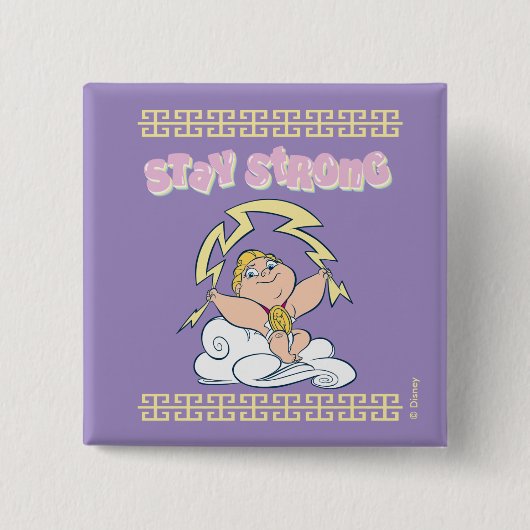 Baby Hercules - Stay Strong Button (Voorkant)