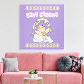 Baby Hercules - Stay Strong Canvas Print (Insitu (Woonkamer))