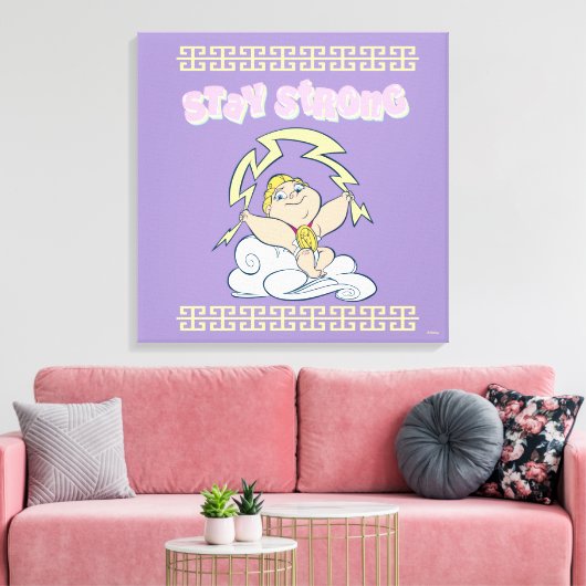 Baby Hercules - Stay Strong Canvas Print (Insitu (Woonkamer))