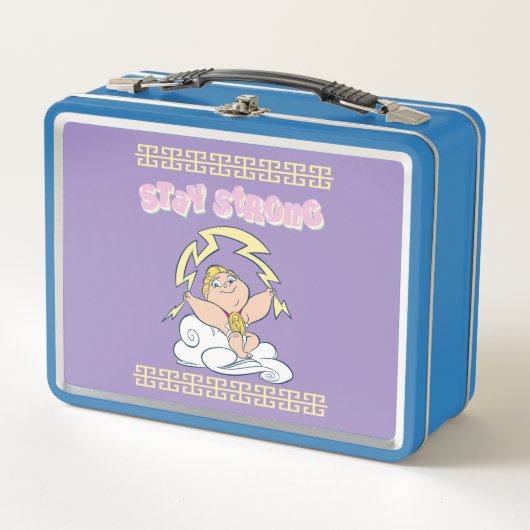 Baby Hercules - Stay Strong Metal Lunch Box (Devant)