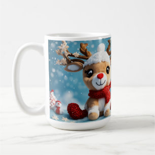Baby herten kerst mok
