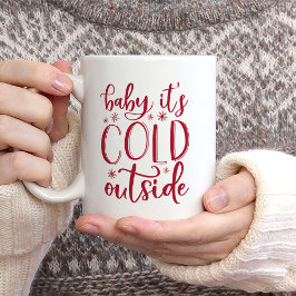 Baby Het is buiten koud Koffiemok
