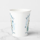 Baby Het is buiten koud Papieren Bekers (Rechts)