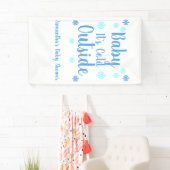 Baby Het is buiten koud Spandoek (Insitu)