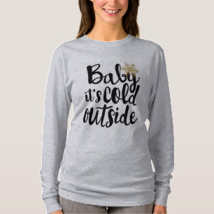Baby Het is buiten koud T-shirt