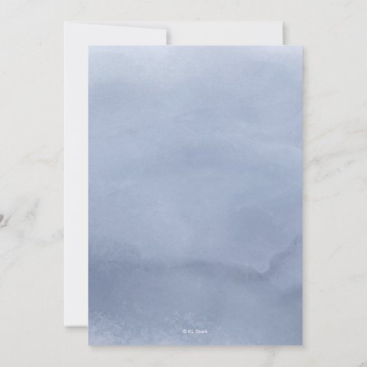 Baby Het is Cold Cookies & Cocoa Boy Baby shower Kaart (Achterkant)