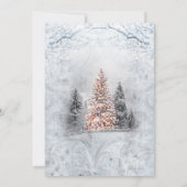 Baby Het is Cold Pine Trees Forest Baby shower Kaart (Achterkant)