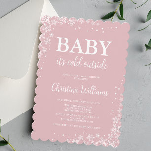 Baby Het is de Koude Uitnodiging van het Baby show