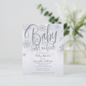 Baby Het is de Koude Uitnodiging van het Baby show (Staand voorkant)