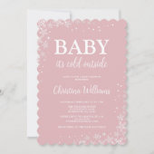 Baby Het is de Koude Uitnodiging van het Baby show (Voorkant)