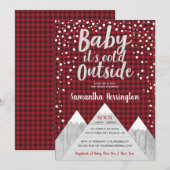 Baby Het is de Koude Uitnodiging van het Buiten Ba (Voorkant / Achterkant)