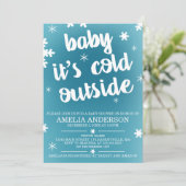 Baby Het is de Koude Uitnodiging van het Buiten Ba (Staand voorkant)