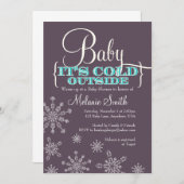 Baby Het is de Koude Uitnodiging van het Buiten Ba (Voorkant / Achterkant)